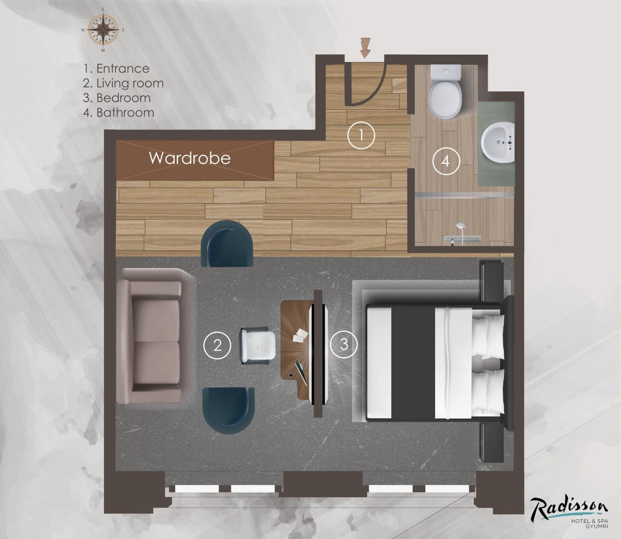 Radisson Hotel & Spa Gjoumri Kültér fotó